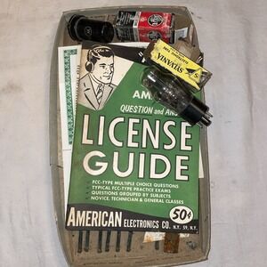 Vintage Educational Kits Books Training Resistors Tubes TV Radio "Edu-Kit" Ameco